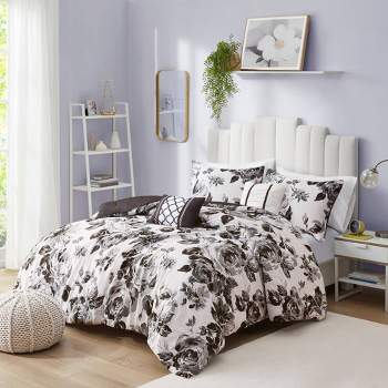 Hannah Floral Print Comforter Set