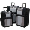 Geoffrey Beene Carnegie 3 Pc Luggage Set, Black w/ Grey - 2 of 4