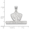 Black Bow Jewelry 14k White Gold Eastern Illinois Panthers NCAA Medium Pendant - 2 of 3