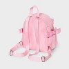 Girls' 8.5" Mini Bows Backpack - art class™ Pink: Lightweight Dome Design, 2-Bottle Holders - 2 of 4