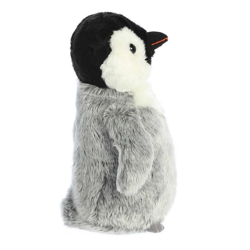 Aurora Flopsie 12" Penny Penguin Grey Stuffed Animal, 3 of 5