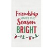 C&F Home Friendship Makes Season Bright Embroidered Waffle Weave Kitchen Towel - 2 of 4