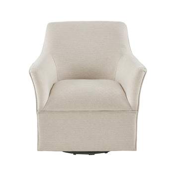 Bewick Swivel Glider Chair Cream