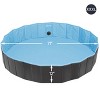 Yaheetech Foldable Pet Swimming Pool for Cats and Dogs - 3 of 4