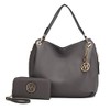 MKF Collection Fabienne Vegan Leather Women’s Hobo Bag with Wallet by Mia K - 2 of 4