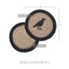 Raven Harvest Stencil Coaster Set of 6 - 4 of 4