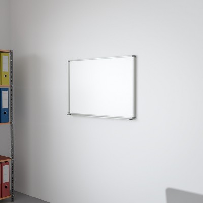 36" x 24" White Magnetic Dry Erase Board with Aluminum Frame