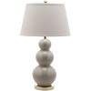 Pamela Three Gourd Table Lamp (Set of 2) - 28" Height - LIT4095 - Safavieh - 3 of 4