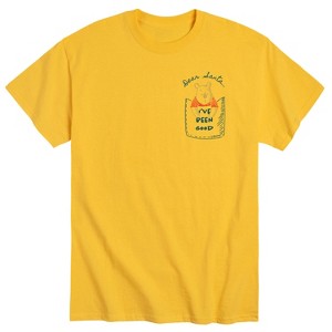 Men's - Winnie the Pooh - Dear Santa, I've Been Good Christmas Short Sleeve Graphic T-Shirt - 1 of 4