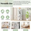 Whisen Elegant Style 7-Tier 360° Revolving Shoe Rack Tower with 5 Grids Per Layer - 4 of 4
