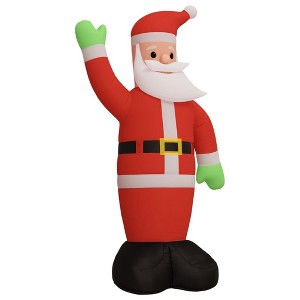 vidaXL Inflatable Santa Claus Xmas Decoration with LEDs Christmas Lighting, 32ft - 1 of 4