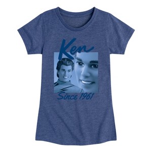 Girls' - Barbie - Ken Since 1961 Fitted Short Sleeve Graphic T-Shirt - 1 of 3