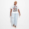 Women's It's Ok to Hold Space Short Sleeve Graphic T-Shirt - White - 3 of 3