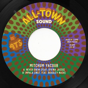 Mitchum Yacoub - Never Knew - White (Colored Vinyl White) (vinyl 7 inch single) - 1 of 1