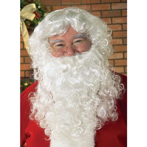 Santa costume beard 2025 and wig