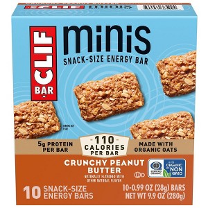 Clif Bar Mini Snack-Size Energy Bars, Crunchy Peanut Butter 9.9 oz - 1 of 1