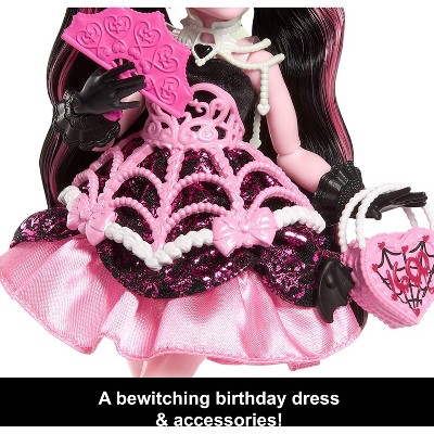 monster high draculaura doll in monster ball party dress Monster High Monster Ball Draculaura Doll Review!