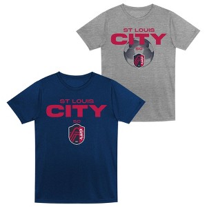 MLS St. Louis City SC Toddler Boys' 2pk T-Shirt - 1 of 2