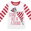 Where's Waldo Stand Out In A Crowd Youth Girls Long Sleeve Shirt & Red & White Striped Sleep Pajama Pants Set - 4 of 4