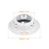 Unique Bargains Stainless Steel Dust-Proof Mesh Hole Circular Soffit Vents 20 Pcs - 2 of 4
