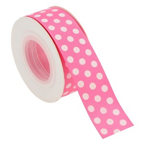 Unique Bargains 0.98"x29.53' Pattern Design Gift Ribbon - 1 of 4