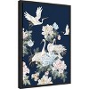 Amanti Art Pearly White Cranes II by Eva Watts Canvas Wall Art Print Framed 16 x 23-in. - 3 of 4