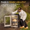 East Oak 30" Electric Glass Door Smoker PES23001: Digital Control, Side Loader, 4 Racks, Remote - 2 of 4