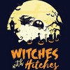 Junior's Design By Humans Halloween Camping Witches Hitches Funny By RedBirdLS T-Shirt - 2 of 3
