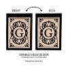 Evergreen Flag Cambridge Chic Letter G Monogram Applique Garden Flag - 12.5" Wide x 18" High - 2 of 4