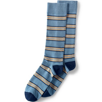 Lands' End Men's Novelty Crew Socks