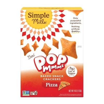 Simple Mills Pizza Pop Mmms - 4oz