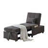 Sofa Bed 3 In 1 Multi-Function Folding Breathable Linen Couch Bed For Apartment Living Room Small Room Bed Chair - 3 of 4