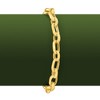 Ross-Simons Italian 18kt Gold Over Sterling Paper Clip Link Bracelet - 3 of 4