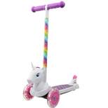 Voyager Unicorn 3D Kids Scooter with 3 Wheels Tilt and Turn