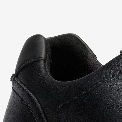 Clarks Mens Craftwell Lace Black Leather Shoes 7 Wide — фото 7