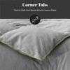 APSMILE Queen Size Feather Down Comforter-All Season Duvet Insert-Bed Comforter with Piping-Hotel Bedding Comforters 90"x90" - 2 of 4