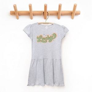 The Juniper Shop Lucky Retro Stars Toddler Graphic Dress - 1 of 3