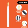 Joyfy 20Pcs Halloween Magic Floating Candles with Wand Set, Flickering Light Hanging Flameless LED Candles with 2 Light Mode for Halloween Party Decor - 4 of 4