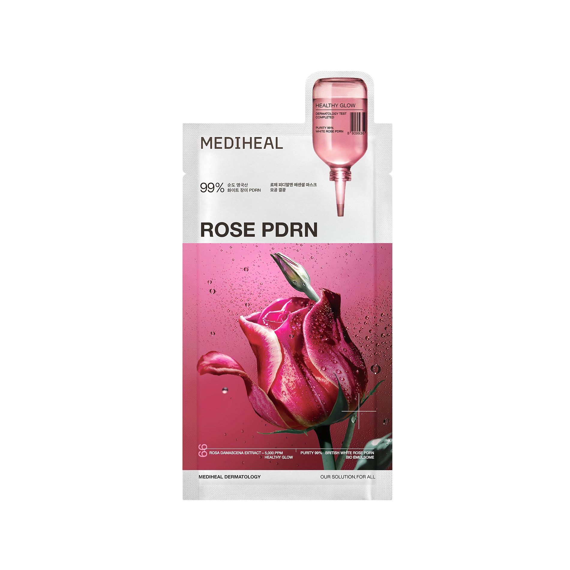 MEDIHEAL Essential Mask - Rose PDRN - 0.81 fl oz