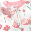 Honest Baby 2pk Jumbo Sleep N' Play - Pink Striped - 2 of 2
