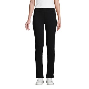 Lands' End Women's Starfish Mid Rise Slim Leg Pants - 1 of 4