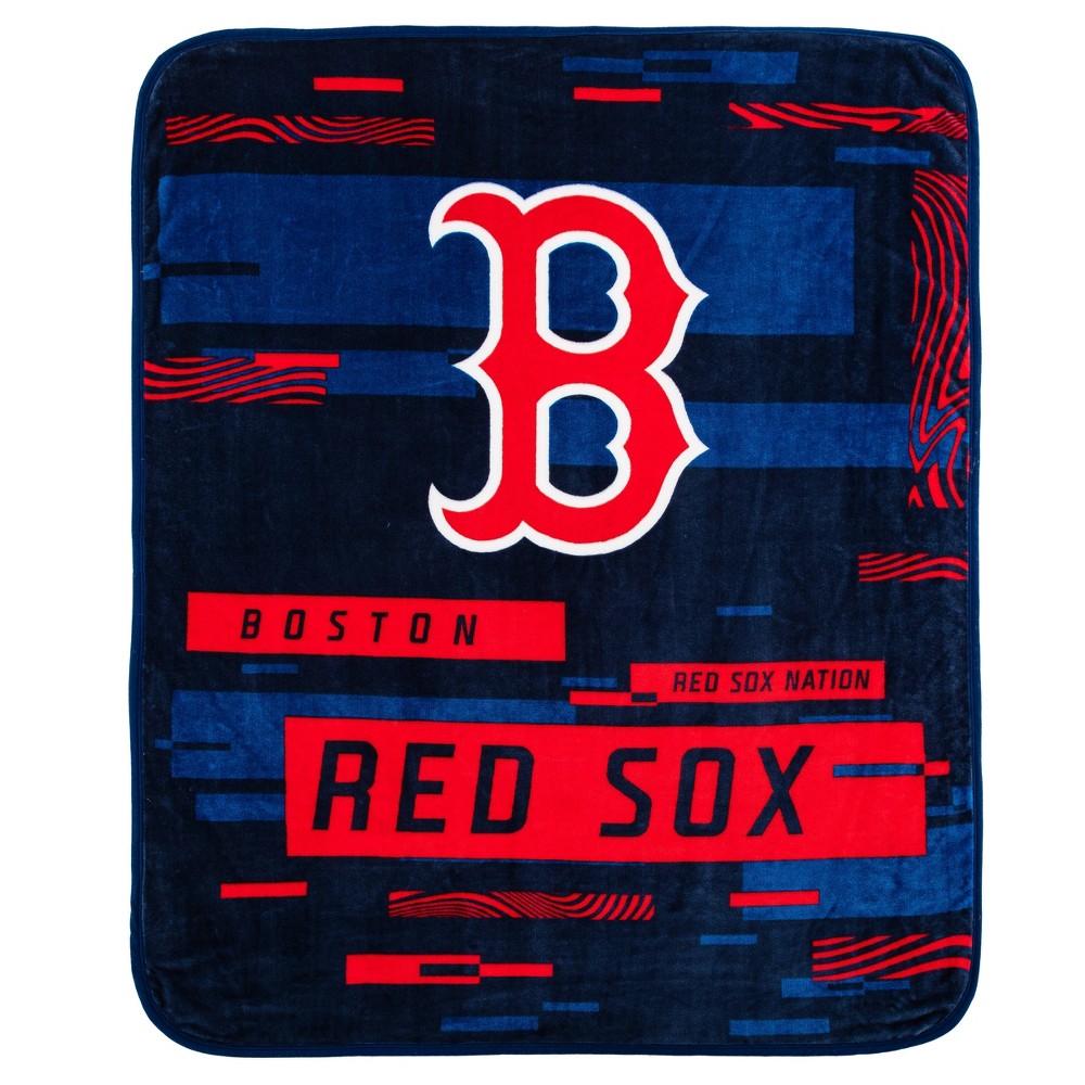 Photos - Duvet MLB Boston Red Sox Digitized 60 x 80 Raschel Throw Blanket