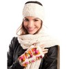 Multi Color Flower Crochet Handwarmers_Nirvanna Designs - 4 of 4