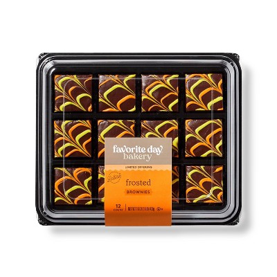 Fall Frosted Brownies Platter - 12ct - Favorite Day™