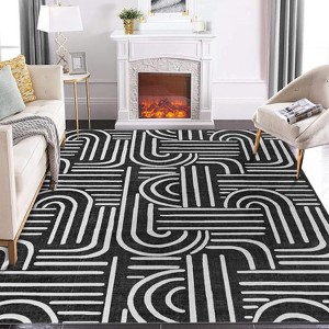 Coucheta Runner Rug , Non-Slip Washable Hallway Carpet, Modern Kitchen Runner for Bedroom Entryway Bathroom, Multiple Sizes and Colors - 1 of 4