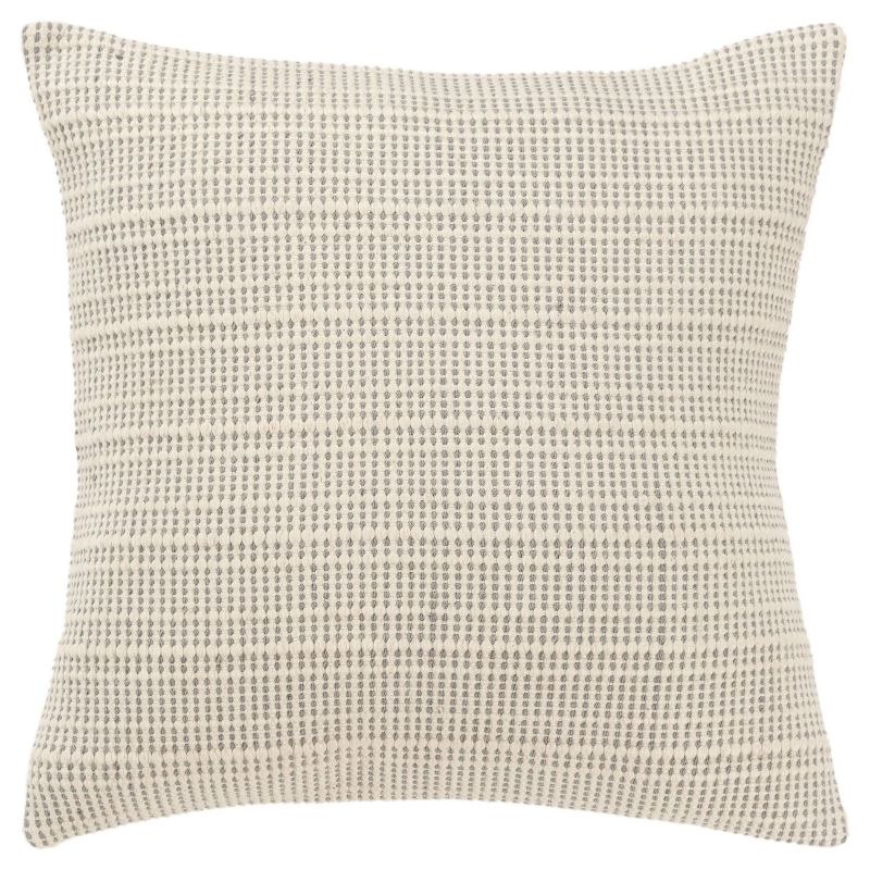 20"x20" Oversize Striped Square Throw Pillow Cover - Rizzy Home, 1 of 11