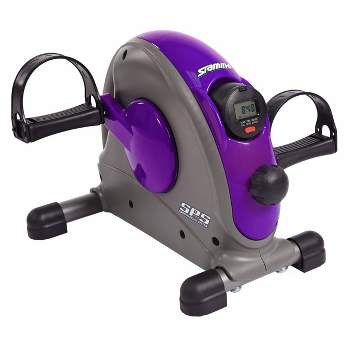 Mini Exercise Bike with Smooth Pedal System, Purple with Smart Workout App, No Subscription Required