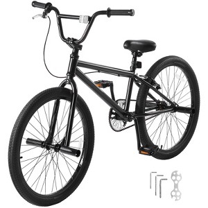 VEVOR BMX Bike, 24-Inch Wheel Freestyle Bike, BMX Race Bike with 4 Pegs, Beginner-Level BMX to Advanced Riders,BMX Bicycles for Teen Adult Men Women - 1 of 4
