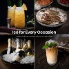 ZAFRO Nugget Ice Makers Countertop,Portable Ice Machine with Crushed Ice, Self-Cleaning,35lbs/Day,(Stainless Steels Black) - 4 of 4