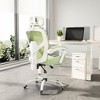 CAVINAS Ergonomic Office Chair with Retractable Foot Rest, High Back Mesh Desk Chair with Adjustable Headrest & Lumbar Pillow, Computer Desk Chair - 2 of 4